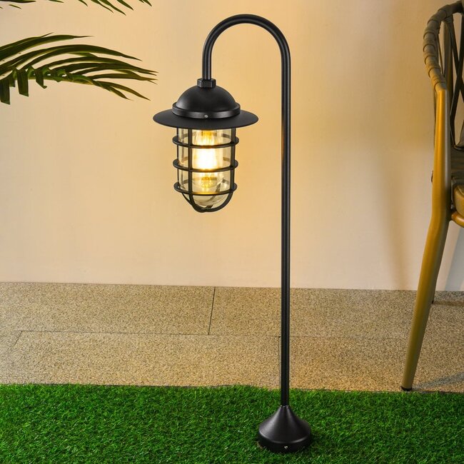 Lampadaire rurale Dave - noire