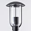 Lampe d'extérieur sur pied Alessandro en acier inoxydable noir - 80 cm