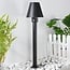 Lampe d'extérieur sur pied Bruno noire - 80 cm