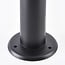Lampe d'extérieur sur pied Bruno noire - 80 cm
