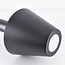Lampe d'extérieur sur pied Bruno noire avec détecteur - 80 cm