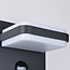 Applique extérieure Stefano avec détecteur de mouvement - anthracite et LED intégrée