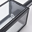 Lampe d'extérieur sur pied Giovanni en acier inoxydable noir