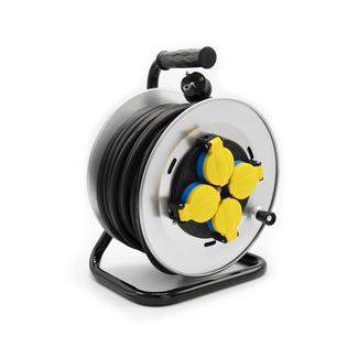 Enrouleur de câble quadruple 50m