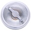 Spot LED AR111 GU10 dim-to-warm 12 watts, aluminium