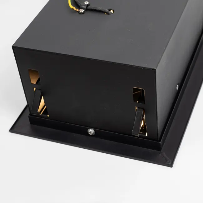 GU10 AR111 spot encastré réglable 2-lumières Jayden - noir