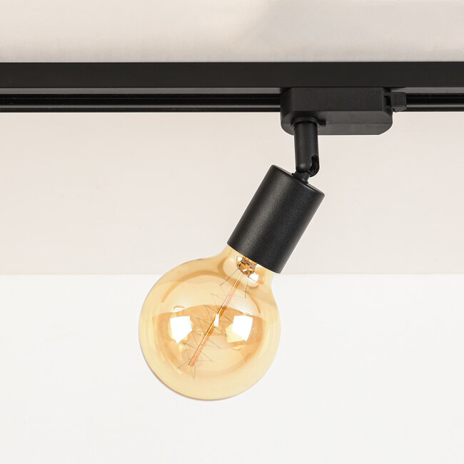 Spot sur rail 1-phase Jax - noir