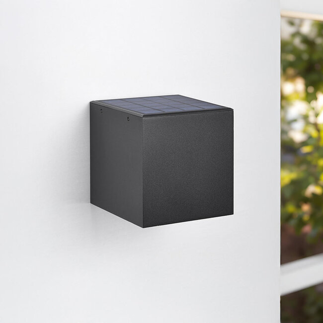 Lampe solaire d'extérieur Vikke - noir