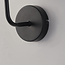 Lampe murale Mary - noir avec or