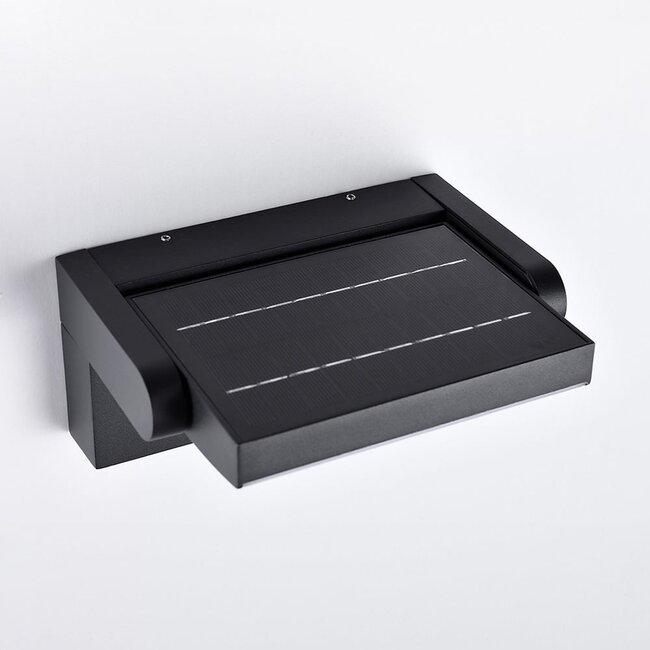 Applique solaire réglable Berlin avec capteur - noir