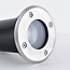 Spot encastrable sol IP67, rond - Mole