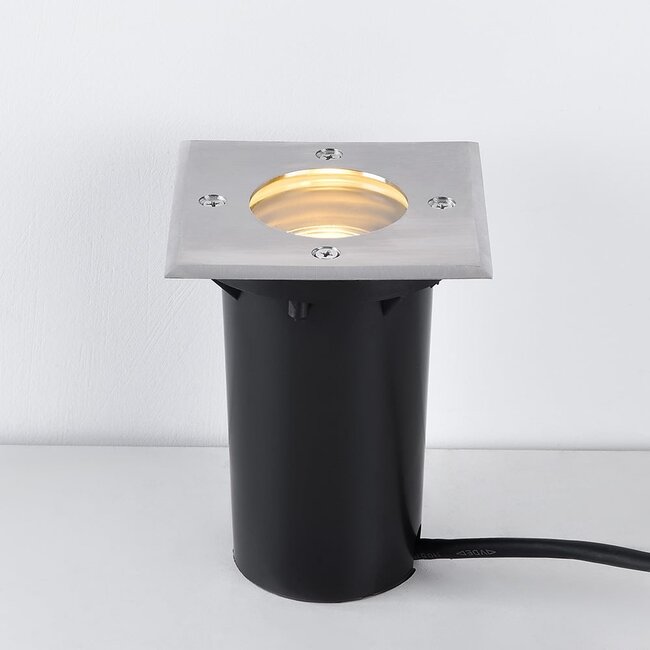 Spot encastrable sol IP67, carré - Mole