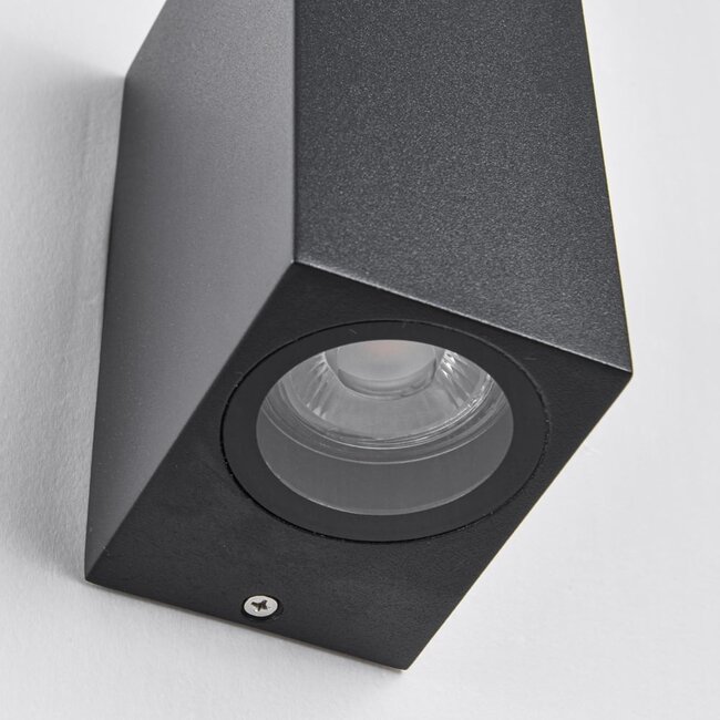 Applique murale carrée moderne Hollandaise - noir