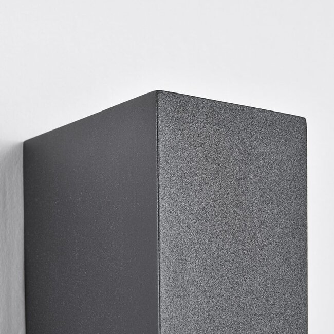 Applique murale carrée moderne Hollandaise - noir