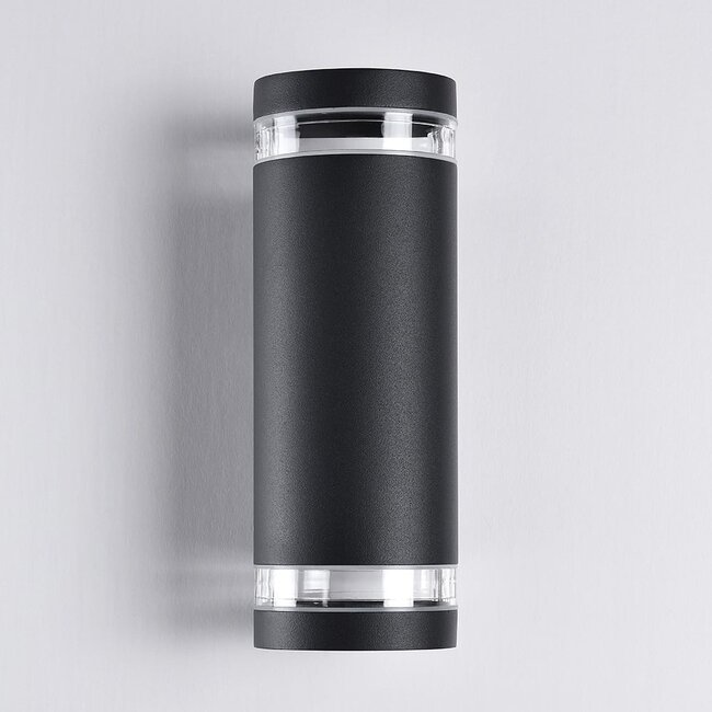 Applique extérieur Showman 2 lumières - noire