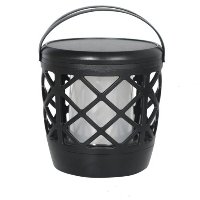 Lampe de table solaire 2W avec effet de flamme