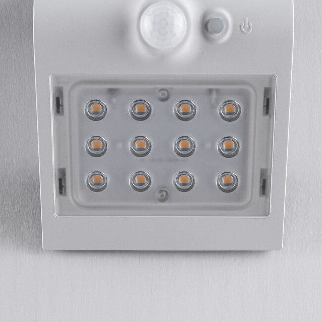 Applique solaire Alien 1,5W à détecteur - blanc