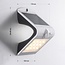 Applique solaire Alien 1,5W à détecteur - blanc