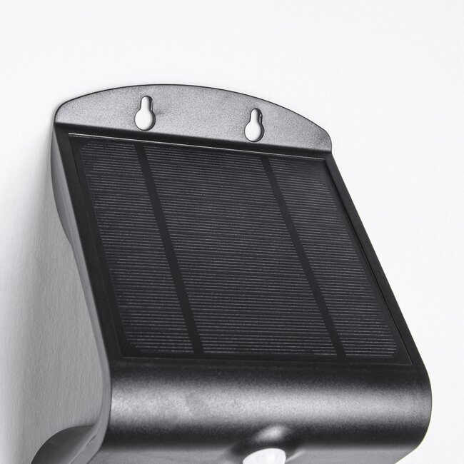 Applique d'extérieur solaire Single Conan 3,2W à détecteur - noir