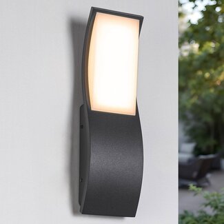 Applique murale extérieure Mica - anthracite avec LED intégrée