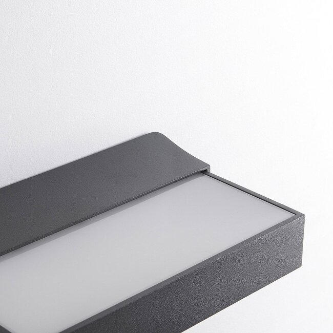 Applique murale extérieure Onyx avec détecteur - anthracite et LED intégrée