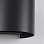 Applique murale extérieure ronde Lizzy - anthracite avec LED intégrée