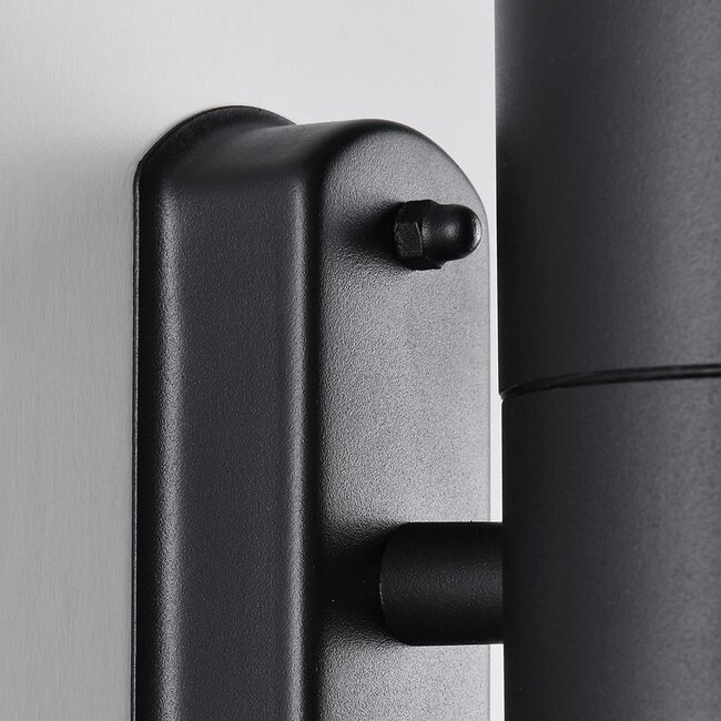 Applique murale ronde Olivia noire - 2 lampes