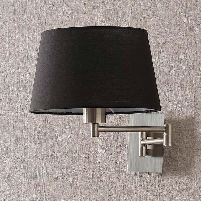 Lampe murale avec abat-jour noir - Abella