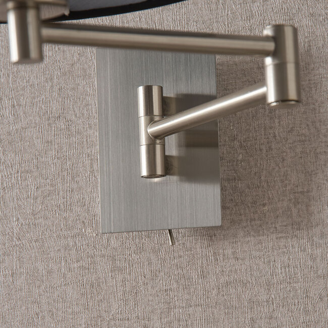 Lampe murale avec abat-jour noir - Abella