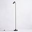 Lampadaire moderne en noir mat - Warren