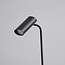 Lampadaire moderne Warren, noir mat et doré