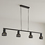 Luminaire suspendu industriel noir - Xavier