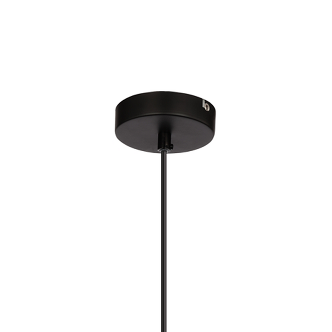 Lampe à suspension industrielle mat noir - Chloe