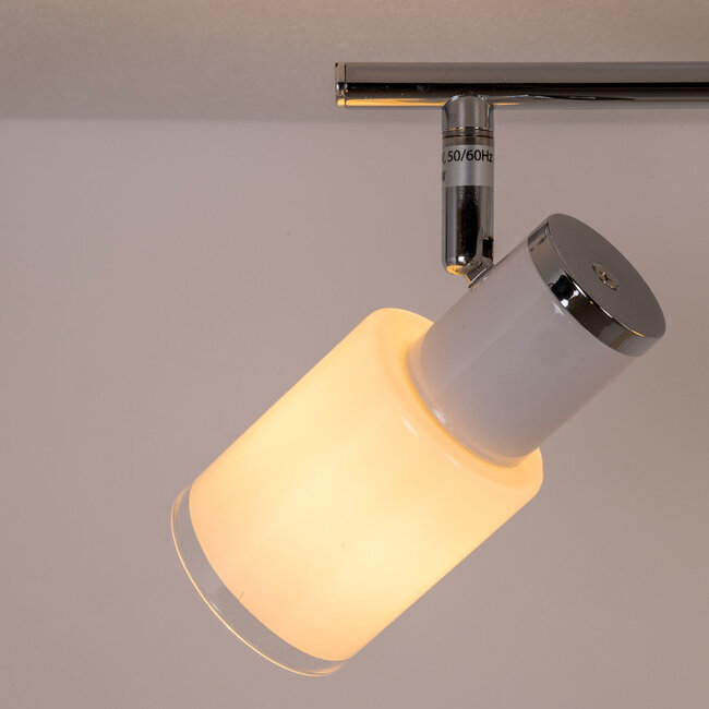 Spot de plafond moderne argenté, 3 lumières - Kali (prise E14)