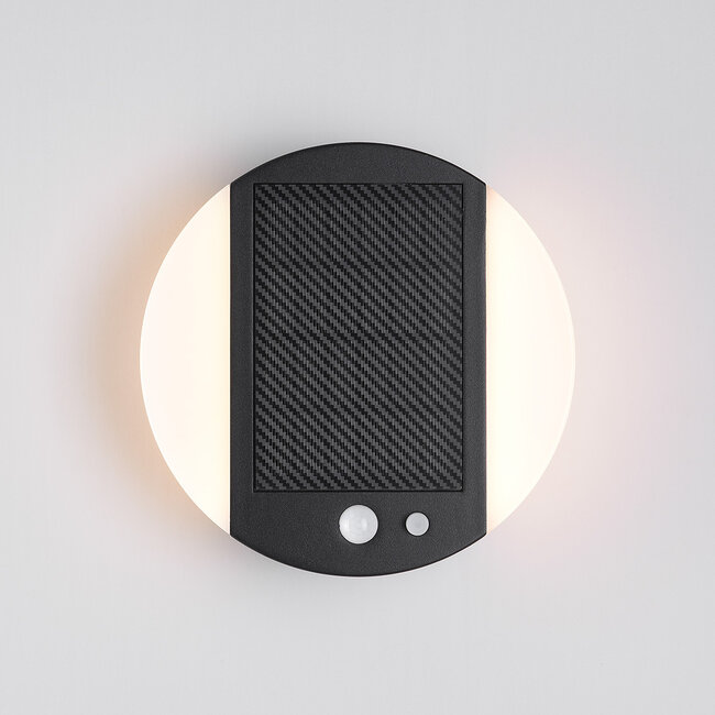 Applique solaire extérieure moderne avec capteur noir - Blitz