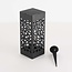 Spot solaire de jardin design noir - Brighton