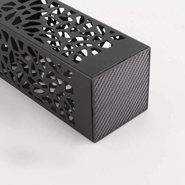 Spot de jardin solaire design Brighton - noir