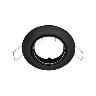 Spot encastré moderne inclinable noir - Ash