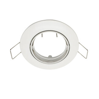 Downlight moderne inclinable blanc - Frêne