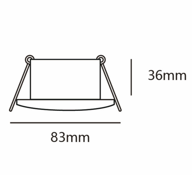 Spot encastré moderne argent IP44 - Rex