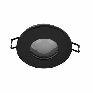 Spot encastré moderne noir IP44 - Ray