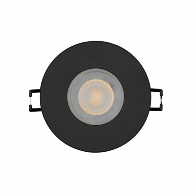Spot encastré moderne noir IP44 - Ray