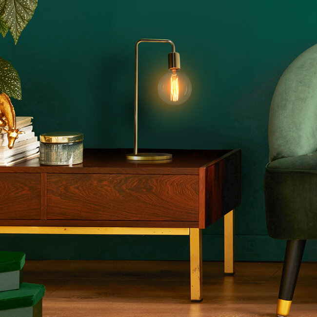 Lampe à poser Orelia - doré au design ouvert