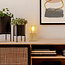 Lampe à poser Aspen - design ouvert avec base en bois