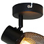 Spot de plafond industriel Meshie - noir mat E14