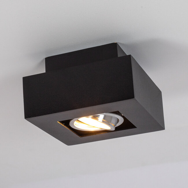 Spot de luxe noir en saillie - Ben