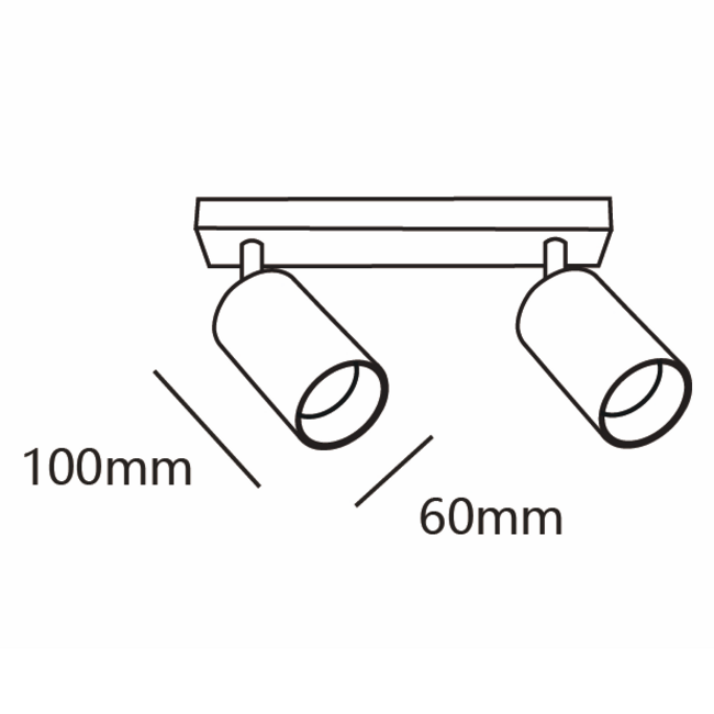 Plafonnier moderne noir et or - Nia