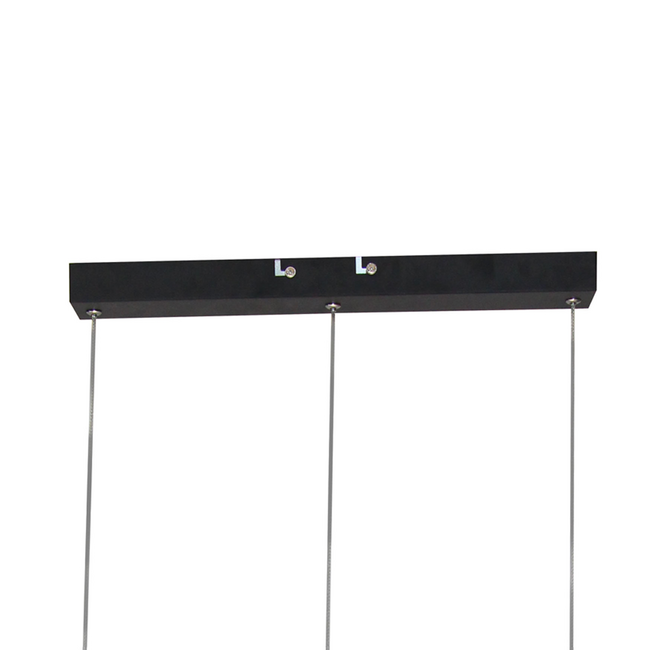 Suspension Mason noire à LED intégrée