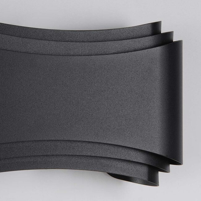 Applique extérieure moderne noire - Ann