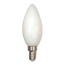 Ampoule flamme filament LED E14 à coque opaline 1,6 watt, 35 mm